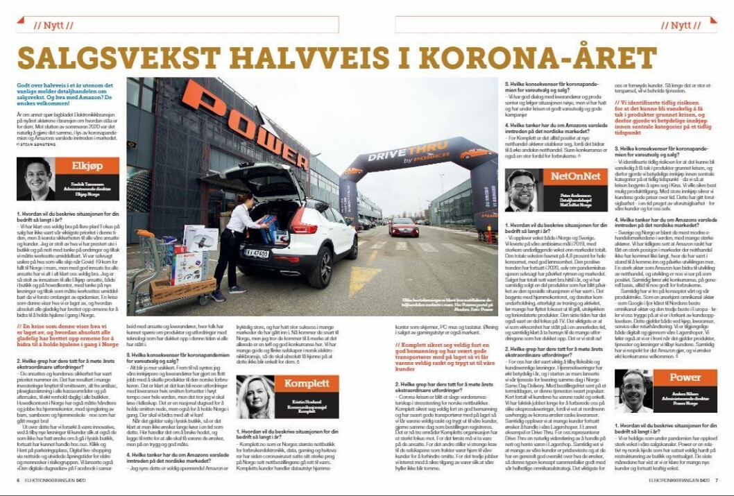 Artikkelen ble første gang publisert i papirutgaven av fagbladet Elektronikkbransjen nr. 4/2020, som ble distribuert 31. august. <a href="https://www.mypaper.se/html5/customer/248/12936/?page=6" target="_blank" rel="noopener">Her kan du lese artikkelen</a> og bla gjennom digitalutgaven av bladet. Du kan lese alle utgaver av bladet digitalt, fra og med nr. 1/1937, på <a href="https://www.elektronikkbransjen.no/historiskarkiv" target="_blank" rel="noopener">elektronikkbransjen.no/historiskarkiv</a>. Artikkelen ble første gang publisert i papirutgaven av fagbladet Elektronikkbransjen nr. 4/2020, som ble distribuert 31. august. <a href="https://www.mypaper.se/html5/customer/248/12936/?page=6" target="_blank" rel="noopener">Her kan du lese artikkelen</a> og bla gjennom digitalutgaven av bladet. Du kan lese alle utgaver av bladet digitalt, fra og med nr. 1/1937, på <a href="https://www.elektronikkbransjen.no/historiskarkiv" target="_blank" rel="noopener">elektronikkbransjen.no/historiskarkiv</a>.