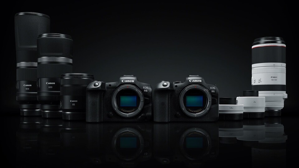 Canon RF 85, 100-500, 600 og 800mm