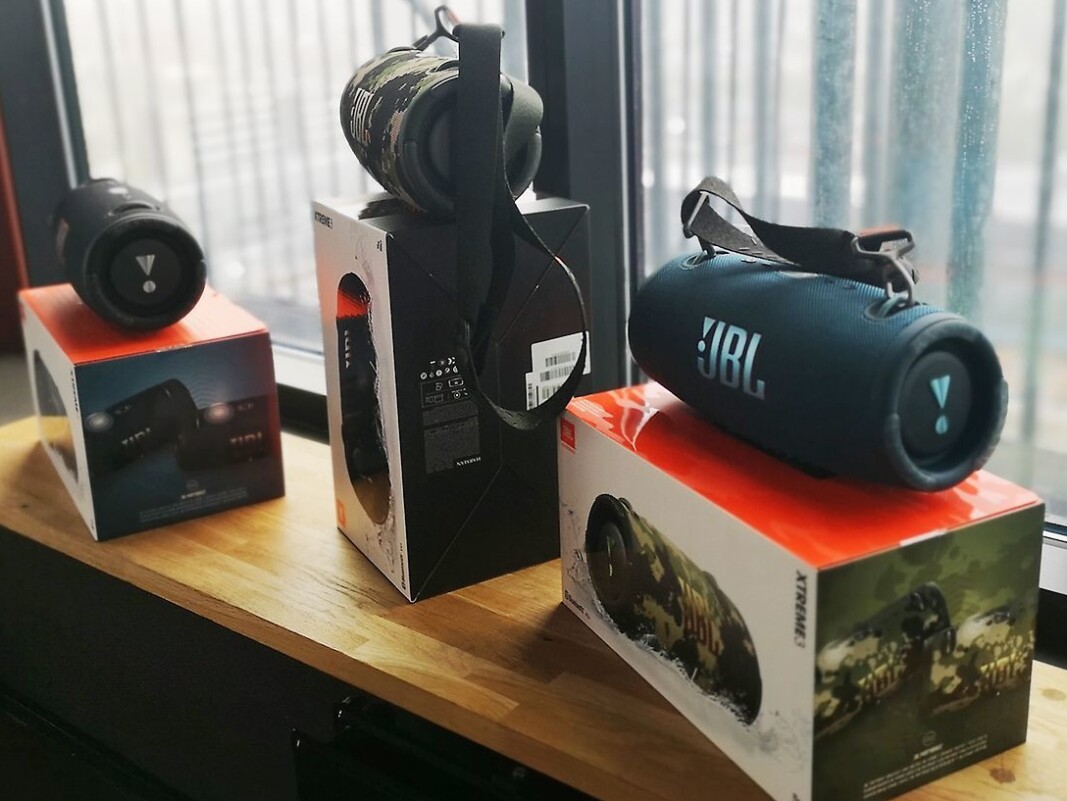 JBL Xtreme 3 har fått mange nye farger. Foto: Marte Ottemo. JBL Xtreme 3 har fått mange nye farger. Foto: Marte Ottemo.