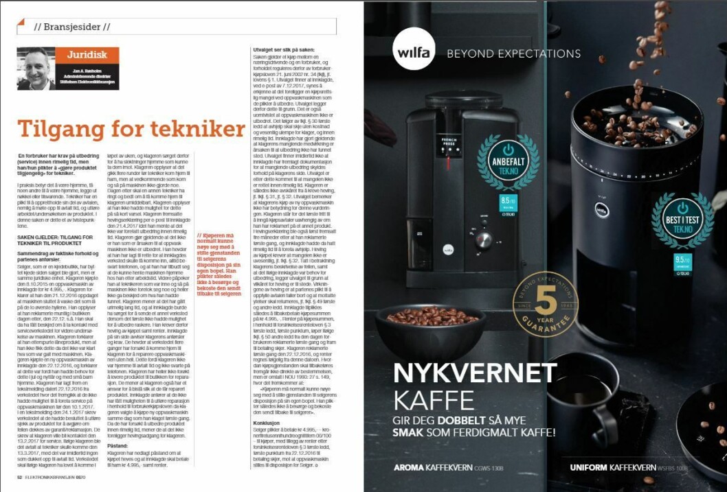 Artikkelen ble første gang publisert i papirutgaven av fagbladet Elektronikkbransjen nr. 5/2020, som ble distribuert 12 oktober. <a href="https://www.mypaper.se/html5/customer/248/12968/?page=52" target="_blank" rel="noopener">Her kan du lese artikkelen </a>og bla gjennom digitalutgaven av bladet. Du kan lese alle utgaver av bladet digitalt, fra og med nr. 1/1937, på <a href="https://www.elektronikkbransjen.no/historiskarkiv" target="_blank" rel="noopener">elektronikkbransjen.no/historiskarkiv</a>. Artikkelen ble første gang publisert i papirutgaven av fagbladet Elektronikkbransjen nr. 5/2020, som ble distribuert 12 oktober. <a href="https://www.mypaper.se/html5/customer/248/12968/?page=52" target="_blank" rel="noopener">Her kan du lese artikkelen </a>og bla gjennom digitalutgaven av bladet. Du kan lese alle utgaver av bladet digitalt, fra og med nr. 1/1937, på <a href="https://www.elektronikkbransjen.no/historiskarkiv" target="_blank" rel="noopener">elektronikkbransjen.no/historiskarkiv</a>.