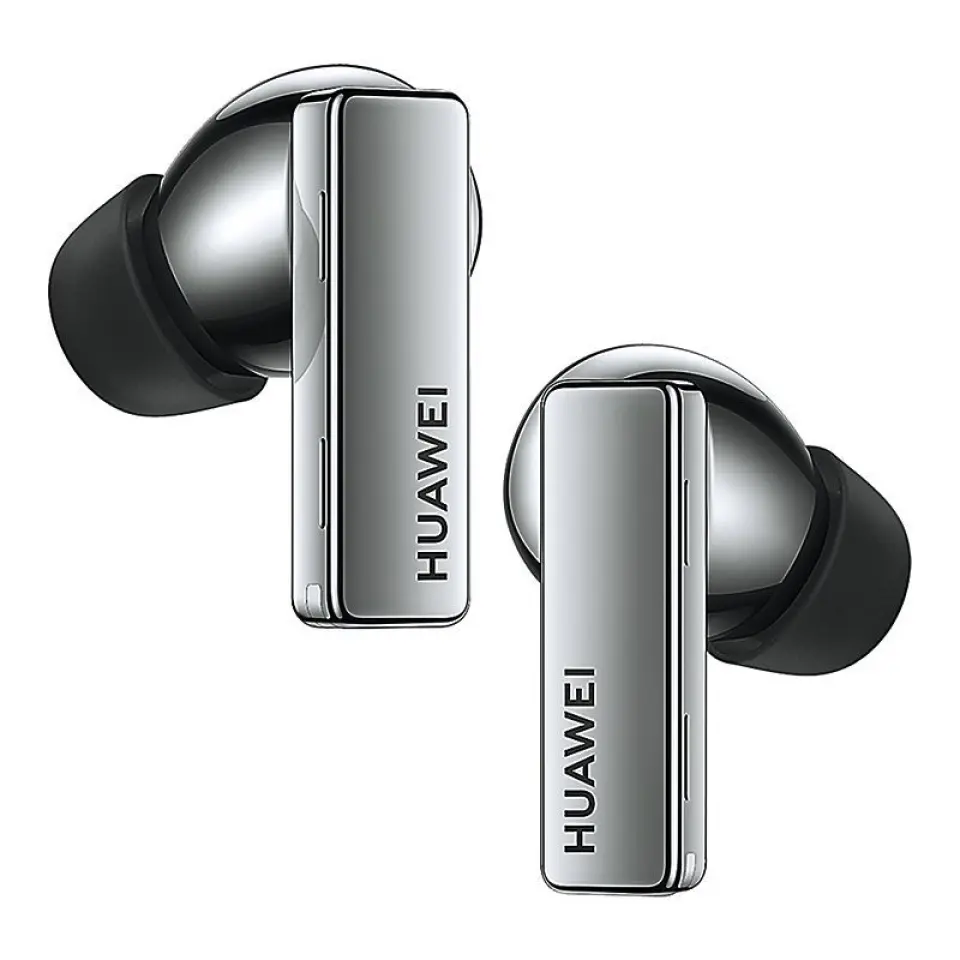 Huawei FreeBuds Pro kan sømløst bytte mellom to tilkoplede enheter. Pris: 2.000,-. Foto: Huawei. Huawei FreeBuds Pro kan sømløst bytte mellom to tilkoplede enheter. Pris: 2.000,-. Foto: Huawei.