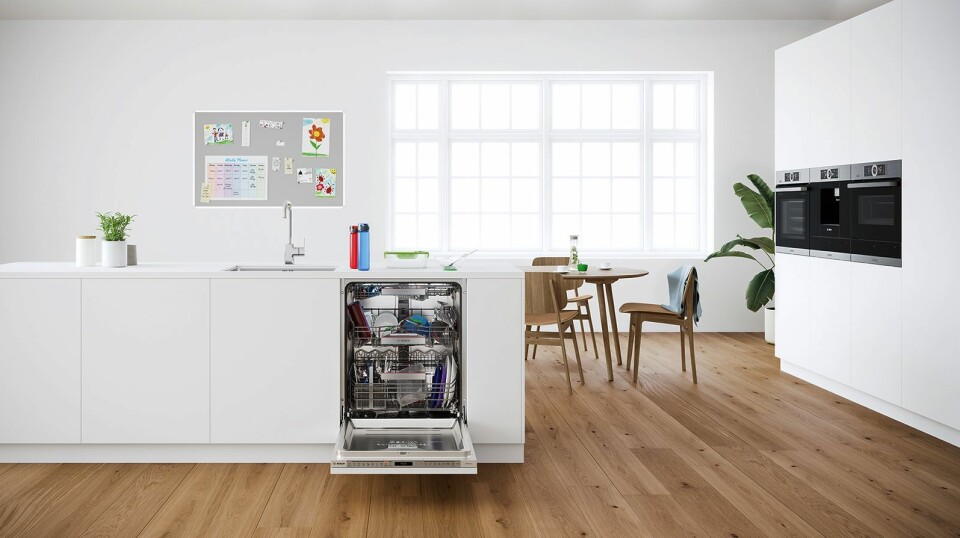 Bosch’ Perfect Dry oppvaskmaskiner har blitt enda mer energieffektive. Foto: BSH.