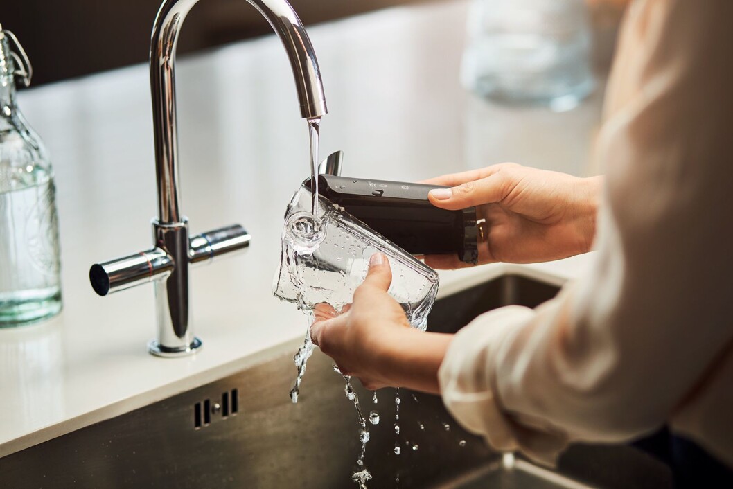 Melkeenheten på Philips LatteGo kaffemaskiner består kun av to deler, som det skal være enkelt å rengjøre i springen eller oppvaskmaskinen. Foto: Philips. Melkeenheten på Philips LatteGo kaffemaskiner består kun av to deler, som det skal være enkelt å rengjøre i springen eller oppvaskmaskinen. Foto: Philips.