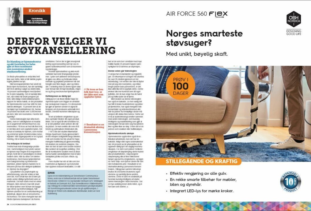 Artikkelen ble første gang publisert i papirutgaven av fagbladet Elektronikkbransjen nr. 5/2020, som ble distribuert 12 oktober. <a href="https://www.mypaper.se/html5/customer/248/12968/?page=34" target="_blank" rel="noopener">Her kan du lese artikkelen</a> og bla gjennom digitalutgaven av bladet. Du kan lese alle utgaver av bladet digitalt, fra og med nr. 1/1937, på <a href="https://www.elektronikkbransjen.no/historiskarkiv" target="_blank" rel="noopener">elektronikkbransjen.no/historiskarkiv</a>. Artikkelen ble første gang publisert i papirutgaven av fagbladet Elektronikkbransjen nr. 5/2020, som ble distribuert 12 oktober. <a href="https://www.mypaper.se/html5/customer/248/12968/?page=34" target="_blank" rel="noopener">Her kan du lese artikkelen</a> og bla gjennom digitalutgaven av bladet. Du kan lese alle utgaver av bladet digitalt, fra og med nr. 1/1937, på <a href="https://www.elektronikkbransjen.no/historiskarkiv" target="_blank" rel="noopener">elektronikkbransjen.no/historiskarkiv</a>.