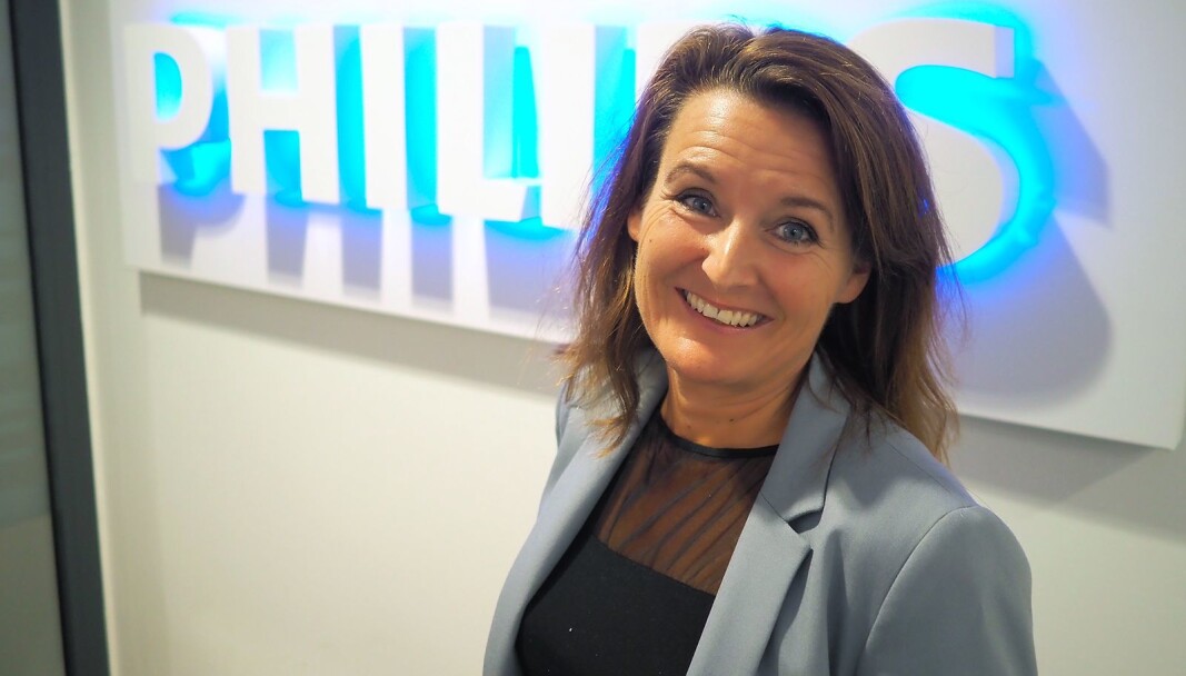 Lise Ludvigsen er landssjef for Philips Norge, med ansvaret for både små husholdningsapparater og helseteknologi. Foto: Stian Sønsteng Lise Ludvigsen er landssjef for Philips Norge, med ansvaret for både små husholdningsapparater og helseteknologi. Foto: Stian Sønsteng