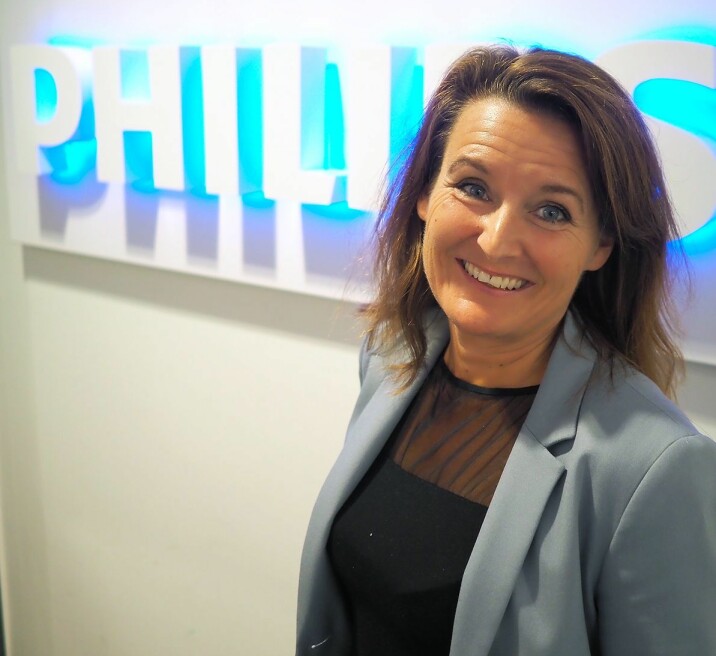 Lise Ludvigsen er landssjef for Philips Norge, med ansvaret for både små husholdningsapparater og helseteknologi. Foto: Stian Sønsteng
