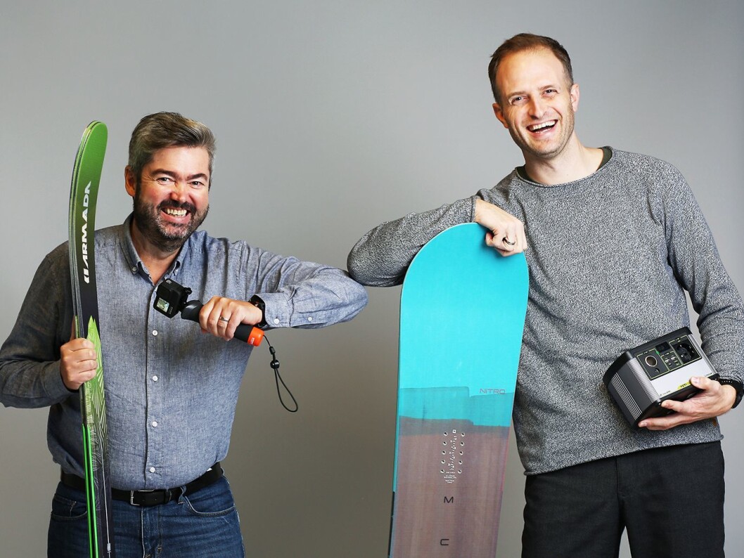 De administrerende direktørene Are Pedersen (t. v.) og Odd Arne Steffensen i Response Nordic og Beach Mountain med noe av produktporteføljen. Foto: Response Nordic De administrerende direktørene Are Pedersen (t. v.) og Odd Arne Steffensen i Response Nordic og Beach Mountain med noe av produktporteføljen. Foto: Response Nordic