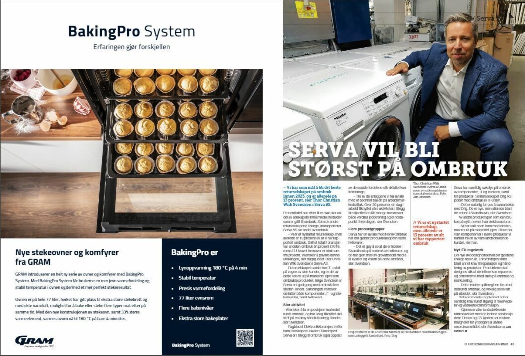 Artikkelen ble første gang publisert i papirutgaven av fagbladet Elektronikkbransjen nr. 5/2020, som ble distribuert 12 oktober. <a href="https://www.mypaper.se/html5/customer/248/12968/?page=40" target="_blank" rel="noopener">Her kan du lese artikkelen</a> og bla gjennom digitalutgaven av bladet. Du kan lese alle utgaver av bladet digitalt, fra og med nr. 1/1937, på <a href="https://www.elektronikkbransjen.no/historiskarkiv" target="_blank" rel="noopener">elektronikkbransjen.no/historiskarkiv</a>. Artikkelen ble første gang publisert i papirutgaven av fagbladet Elektronikkbransjen nr. 5/2020, som ble distribuert 12 oktober. <a href="https://www.mypaper.se/html5/customer/248/12968/?page=40" target="_blank" rel="noopener">Her kan du lese artikkelen</a> og bla gjennom digitalutgaven av bladet. Du kan lese alle utgaver av bladet digitalt, fra og med nr. 1/1937, på <a href="https://www.elektronikkbransjen.no/historiskarkiv" target="_blank" rel="noopener">elektronikkbransjen.no/historiskarkiv</a>.