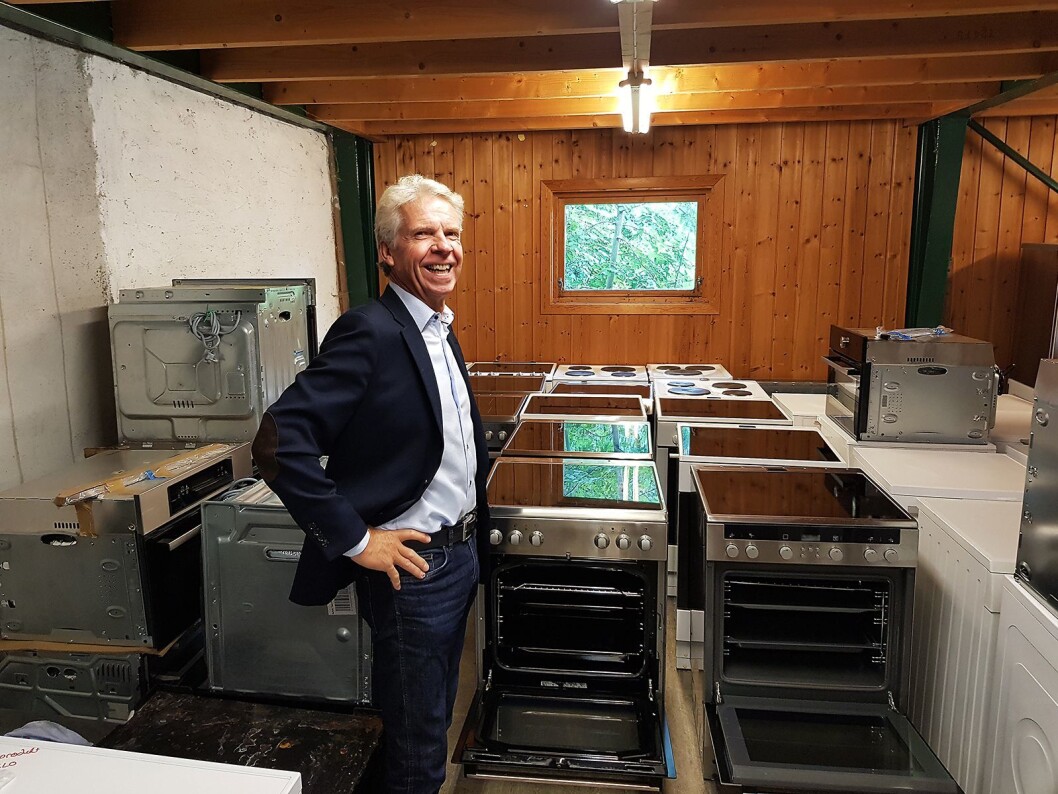 Pål Haugen er prosjektleder for Ombruksprosjektet i Stiftelsen Elektronikkbransjen. Foto: Jan Røsholm. Pål Haugen er prosjektleder for Ombruksprosjektet i Stiftelsen Elektronikkbransjen. Foto: Jan Røsholm.
