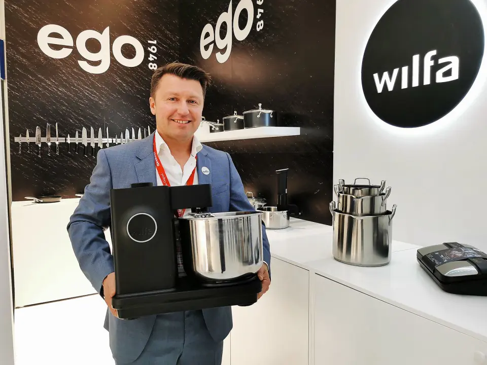 Årets norske leverandør: Morten Hoff i Wilfa på IFA-messen i 2019. Foto: Stian Sønsteng. Årets norske leverandør: Morten Hoff i Wilfa på IFA-messen i 2019. Foto: Stian Sønsteng.