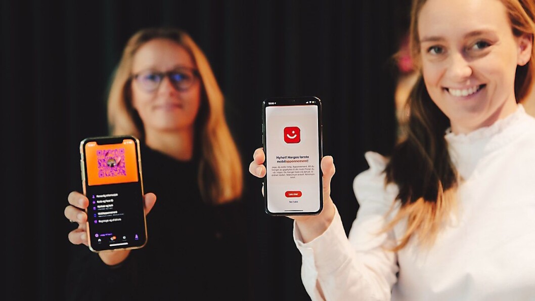 Vipps-sjef Elisabeth Haug (t.v.), her sammen med produktsjef for Vipps mobil,Tonje Foss Kløve, sier mange nordmenn tror at de får med all ubrukt data over til neste måned i sitt vanlige mobilabonnement. Foto: Vipps Vipps-sjef Elisabeth Haug (t.v.), her sammen med produktsjef for Vipps mobil,Tonje Foss Kløve, sier mange nordmenn tror at de får med all ubrukt data over til neste måned i sitt vanlige mobilabonnement. Foto: Vipps