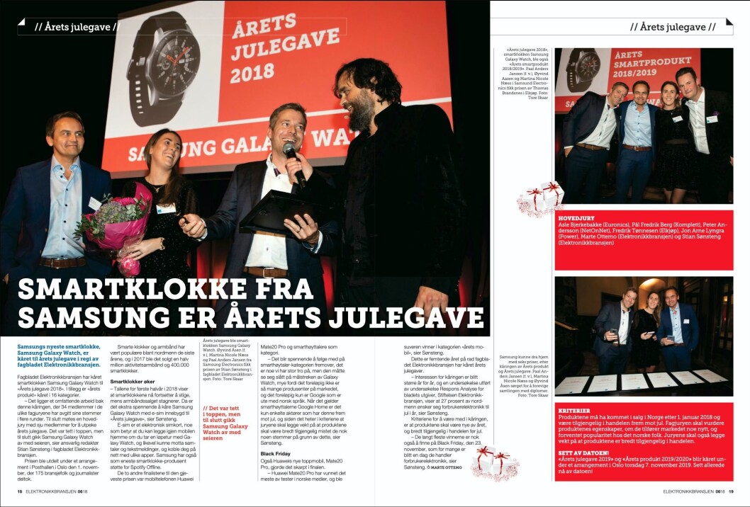 Les om kåringen i 2018. Les om kåringen i 2018.
