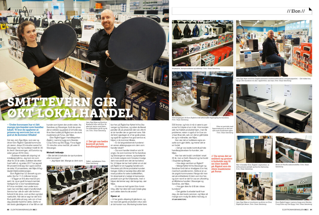 Artikkelen ble første gang publisert i papirutgaven av fagbladet Elektronikkbransjen nr. 6/2020, som ble distribuert 23 november. <a target="_blank" href="https://www.mypaper.se/html5/customer/248/13022/?page=80">Her kan du lese artikkelen</a> og bla gjennom digitalutgaven av bladet. Du kan lese alle utgaver av bladet digitalt, fra og med nr. 1/1937, på <a target="_blank" href="https://www.elektronikkbransjen.no/historiskarkiv">elektronikkbransjen.no/historiskarkiv</a>. Artikkelen ble første gang publisert i papirutgaven av fagbladet Elektronikkbransjen nr. 6/2020, som ble distribuert 23 november. <a target="_blank" href="https://www.mypaper.se/html5/customer/248/13022/?page=80">Her kan du lese artikkelen</a> og bla gjennom digitalutgaven av bladet. Du kan lese alle utgaver av bladet digitalt, fra og med nr. 1/1937, på <a target="_blank" href="https://www.elektronikkbransjen.no/historiskarkiv">elektronikkbransjen.no/historiskarkiv</a>.