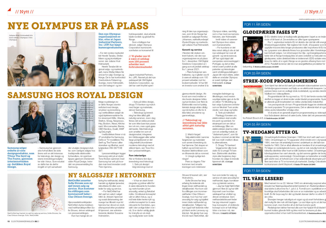 Artikkelen ble første gang publisert i papirutgaven av fagbladet Elektronikkbransjen nr. 6/2020, som ble distribuert 23 november. <a target="_blank" href="https://www.mypaper.se/html5/customer/248/13022/?page=10">Her kan du lese artikkelen</a> og bla gjennom digitalutgaven av bladet. Du kan lese alle utgaver av bladet digitalt, fra og med nr. 1/1937, på <a target="_blank" href="https://www.elektronikkbransjen.no/historiskarkiv">elektronikkbransjen.no/historiskarkiv</a>. Artikkelen ble første gang publisert i papirutgaven av fagbladet Elektronikkbransjen nr. 6/2020, som ble distribuert 23 november. <a target="_blank" href="https://www.mypaper.se/html5/customer/248/13022/?page=10">Her kan du lese artikkelen</a> og bla gjennom digitalutgaven av bladet. Du kan lese alle utgaver av bladet digitalt, fra og med nr. 1/1937, på <a target="_blank" href="https://www.elektronikkbransjen.no/historiskarkiv">elektronikkbransjen.no/historiskarkiv</a>.