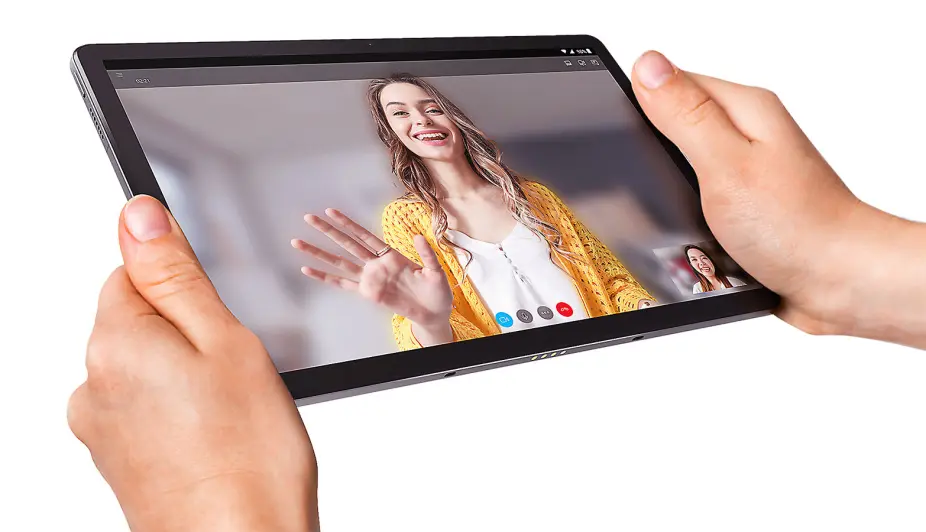 Nettbrettet Lenovo Tab 11 har en 11 tommer skjerm med 2000 x 1200 pikslers oppløsning Nettbrettet Lenovo Tab 11 har en 11 tommer skjerm med 2000 x 1200 pikslers oppløsning