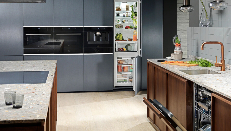 Nordmenn kjøper både litt flere og dyrere store hvitevarer. Foto: Electrolux