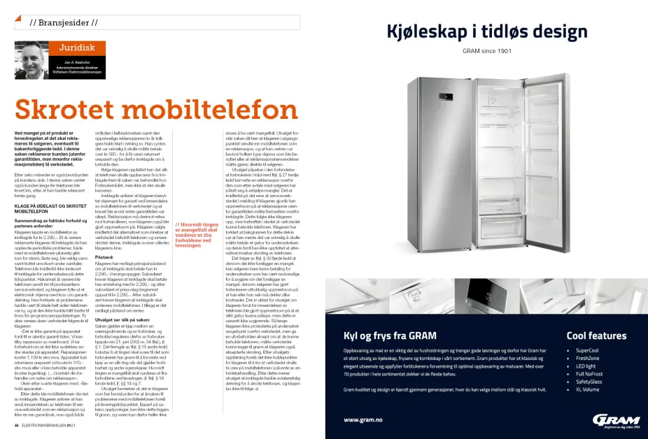 Artikkelen ble første gang publisert i papirutgaven av fagbladet Elektronikkbransjen nr. 1/2021, som ble distribuert 22 februar. Her kan du lese artikkelen og bla gjennom digitalutgaven av bladet. Du kan lese alle utgaver av bladet digitalt, fra og med nr. 1/1937, på elektronikkbransjen.no/historiskarkiv. Artikkelen ble første gang publisert i papirutgaven av fagbladet Elektronikkbransjen nr. 1/2021, som ble distribuert 22 februar. Her kan du lese artikkelen og bla gjennom digitalutgaven av bladet. Du kan lese alle utgaver av bladet digitalt, fra og med nr. 1/1937, på elektronikkbransjen.no/historiskarkiv.