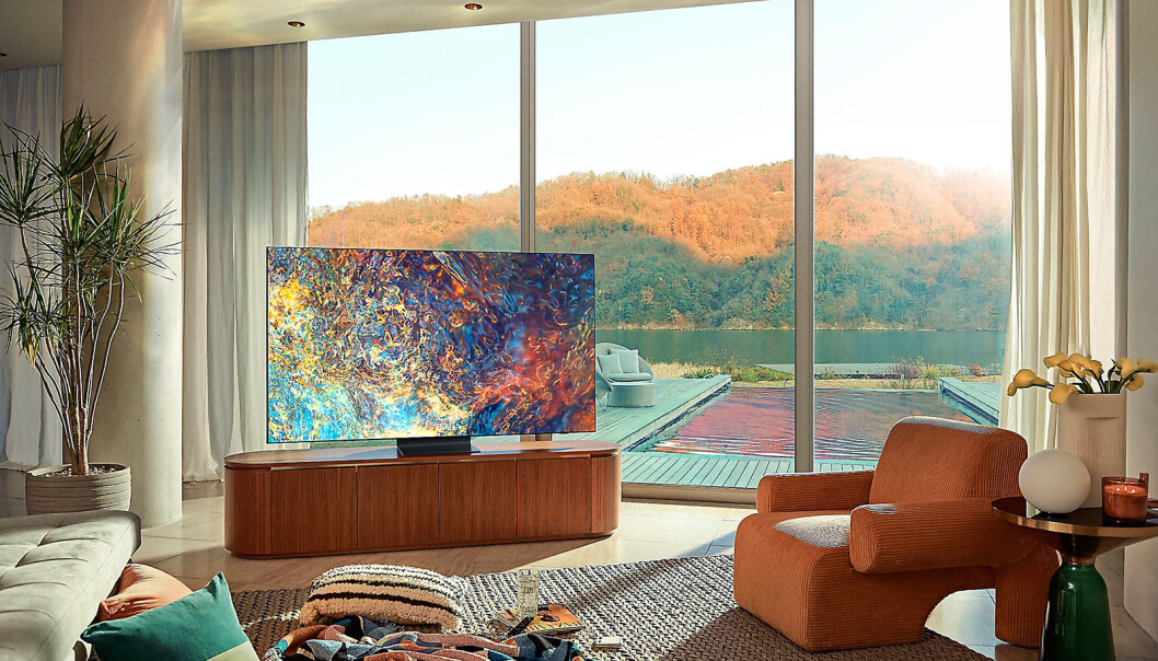 Samsungs nye TV-modeller med Neo Qled kommer i 8K eller 4K oppløsning. Foto: Samsung Samsungs nye TV-modeller med Neo Qled kommer i 8K eller 4K oppløsning. Foto: Samsung