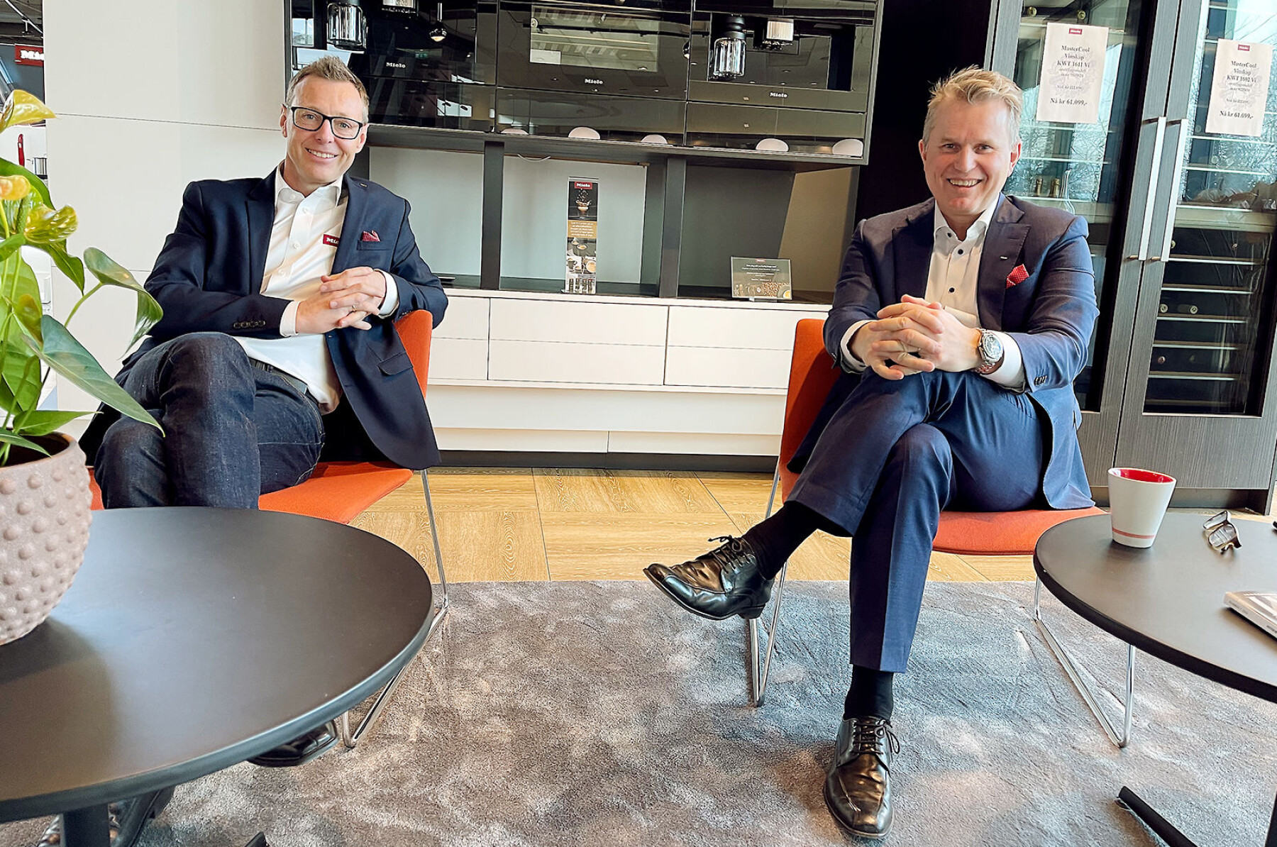 Anders Kjekstad og Espen Tho ved Mieles hovedkontor i Asker. Foto: Stian Sønsteng Anders Kjekstad og Espen Tho ved Mieles hovedkontor i Asker. Foto: Stian Sønsteng