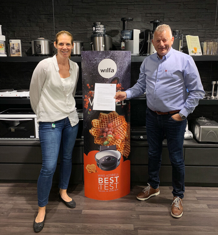 Guri Brennhovd, country manager i Wilfa Norge og Espen A. Wasenius, daglig leder i Norske Kokkers Landsforening, har inngått et toårig partnerskap for å styrke norsk matkultur. Foto: Wilfa Guri Brennhovd, country manager i Wilfa Norge og Espen A. Wasenius, daglig leder i Norske Kokkers Landsforening, har inngått et toårig partnerskap for å styrke norsk matkultur. Foto: Wilfa