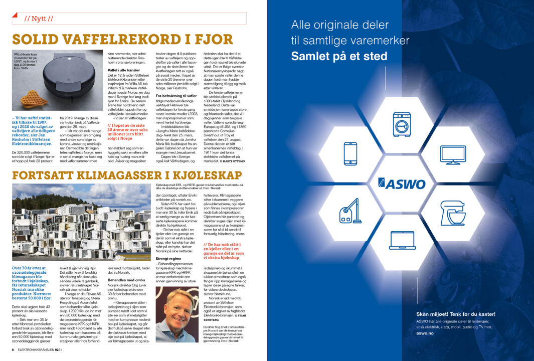 Artikkelen ble første gang publisert i papirutgaven av fagbladet Elektronikkbransjen nr. 2/2021, som ble distribuert 19 april. <a target="_blank" href="https://www.mypaper.se/html5/customer/248/13163/?page=8" aria-label="">Her kan du lese artikkelen</a> og bla gjennom digitalutgaven av bladet. Du kan lese alle utgaver av bladet digitalt, fra og med nr. 1/1937, på <a target="_blank" href="https://www.elektronikkbransjen.no/historiskarkiv" aria-label="">elektronikkbransjen.no/historiskarkiv</a>. Artikkelen ble første gang publisert i papirutgaven av fagbladet Elektronikkbransjen nr. 2/2021, som ble distribuert 19 april. <a target="_blank" href="https://www.mypaper.se/html5/customer/248/13163/?page=8" aria-label="">Her kan du lese artikkelen</a> og bla gjennom digitalutgaven av bladet. Du kan lese alle utgaver av bladet digitalt, fra og med nr. 1/1937, på <a target="_blank" href="https://www.elektronikkbransjen.no/historiskarkiv" aria-label="">elektronikkbransjen.no/historiskarkiv</a>.