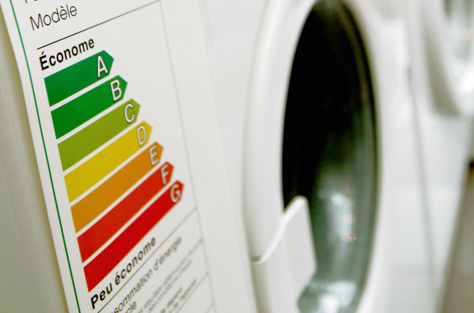 Les hva bransjens aktører mener om de nye energimerkene på vaskemaskiner og oppvaskmaskiner. Foto: @EU 2003