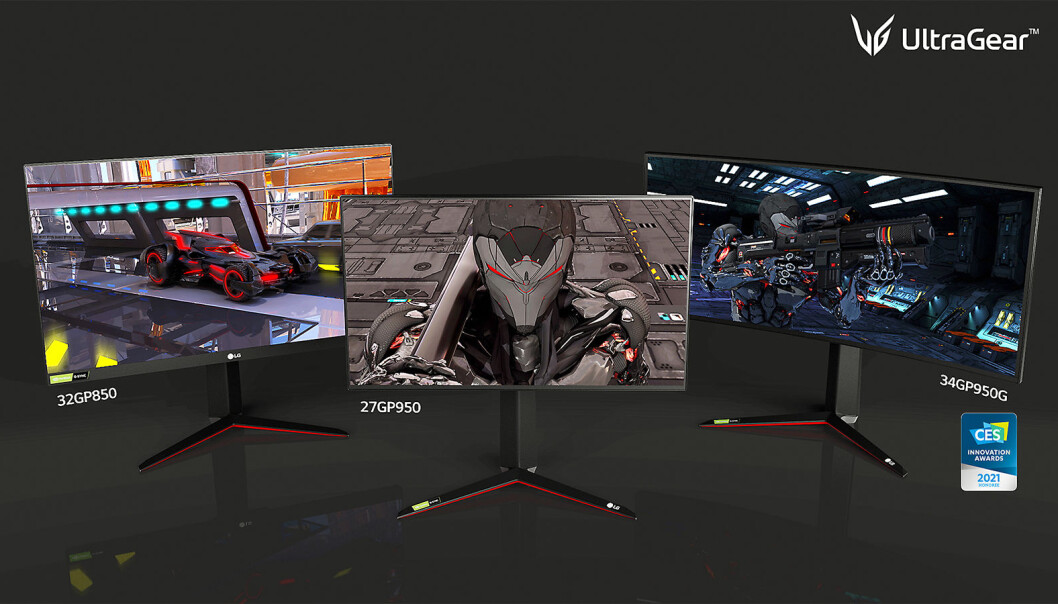 UltraGear-monitorene har en grå-til-grå-responstid på ett millisekund og retter seg mot spillmarkedet. Foto: LG UltraGear-monitorene har en grå-til-grå-responstid på ett millisekund og retter seg mot spillmarkedet. Foto: LG
