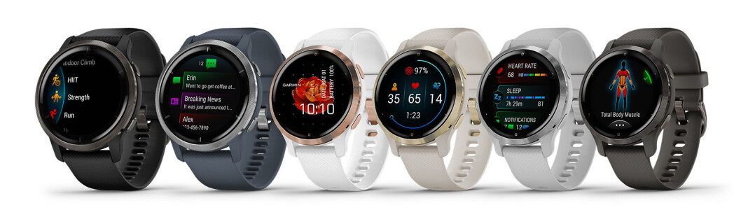 Garmin Venu 2 og Venu 2S. Foto: Garmin Garmin Venu 2 og Venu 2S. Foto: Garmin