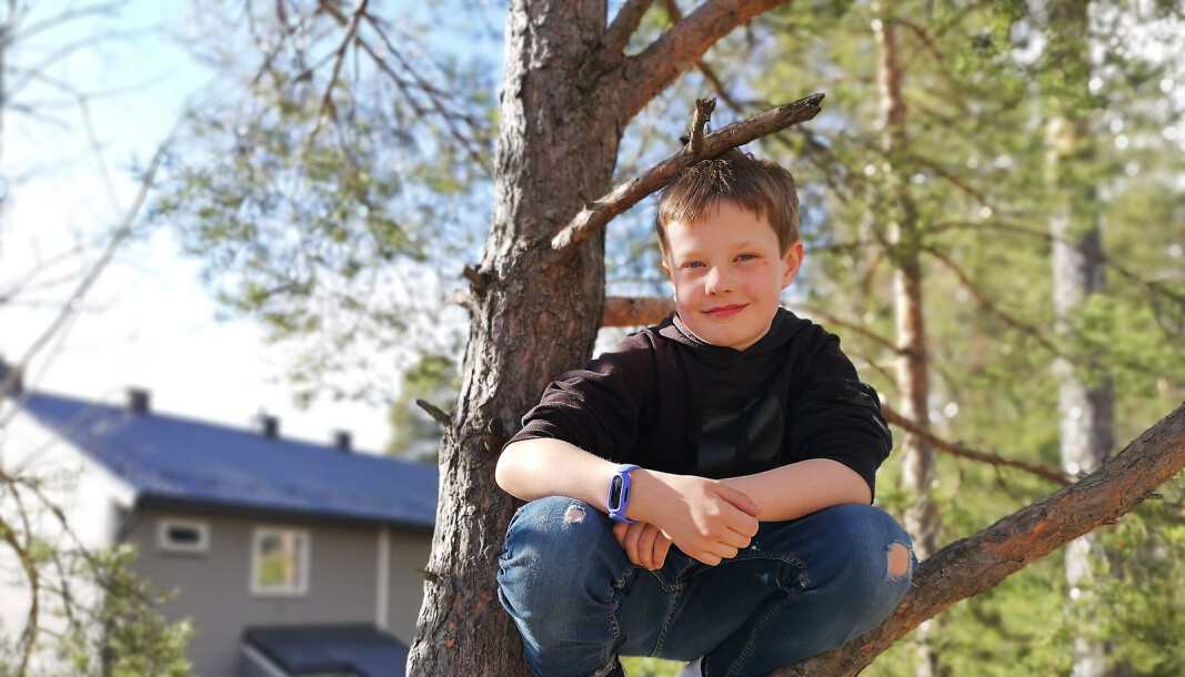 Liam Lindmark Nordby (10) med Ace 3. Foto: Marte Ottemo Liam Lindmark Nordby (10) med Ace 3. Foto: Marte Ottemo
