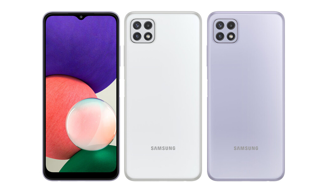 Samsung Galaxy A22 5G. Foto: Samsung Samsung Galaxy A22 5G. Foto: Samsung