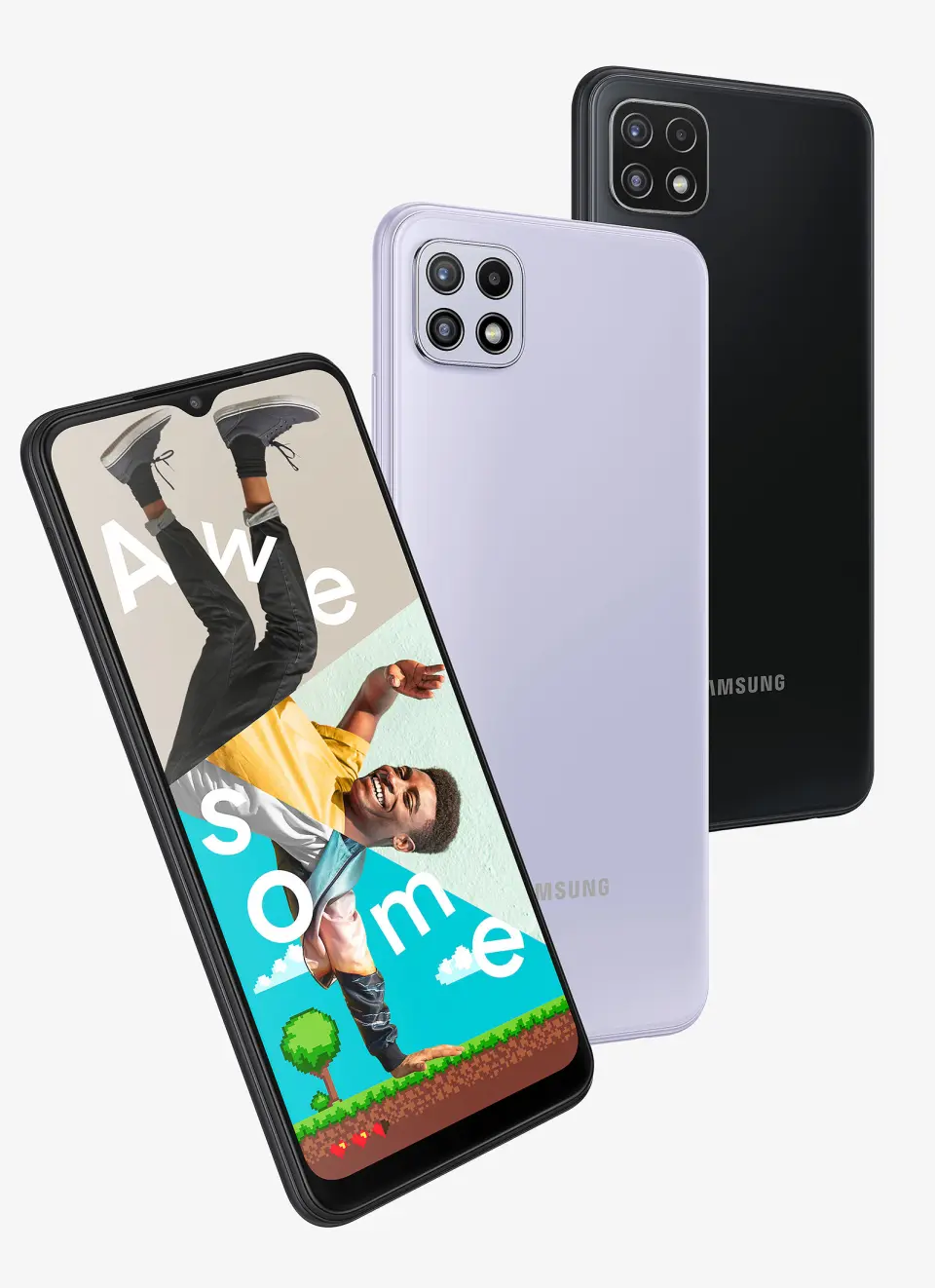 Samsung Galaxy A22 5G. Foto: Samsung Samsung Galaxy A22 5G. Foto: Samsung