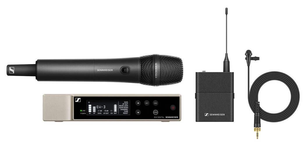 Sennheiser EW-D har 56 MHz båndbredde og et dynamisk område opp til 134 dB. Foto: Sennheiser Sennheiser EW-D har 56 MHz båndbredde og et dynamisk område opp til 134 dB. Foto: Sennheiser
