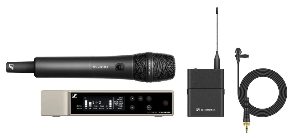 Sennheiser EW-D har 56 MHz båndbredde og et dynamisk område opp til 134 dB. Foto: Sennheiser Sennheiser EW-D har 56 MHz båndbredde og et dynamisk område opp til 134 dB. Foto: Sennheiser