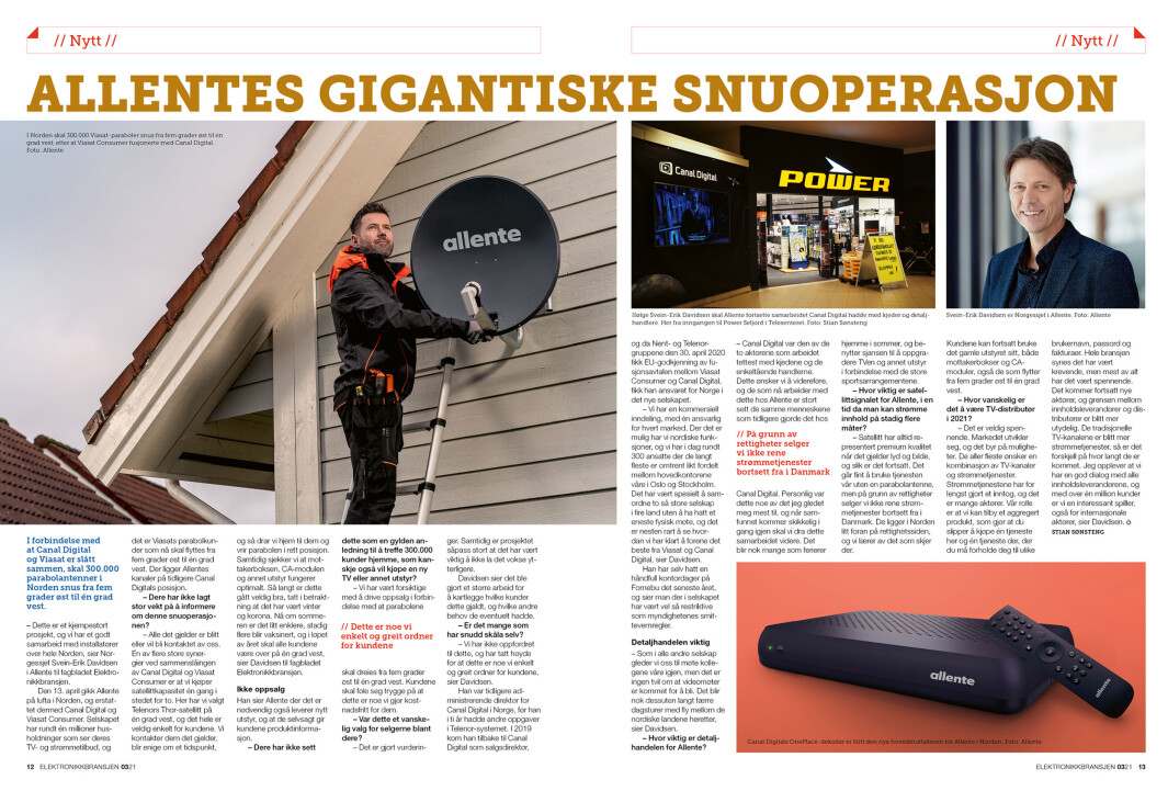 Artikkelen er tidligere publisert i papirutgaven av fagbladet Elektronikkbransjen nr. 3/2021, som ble distribuert 21 juni. <a target="_blank" href="https://www.mypaper.se/html5/customer/248/13229/?page=12" aria-label="">Her kan du lese artikkelen</a> og bla gjennom digitalutgaven av bladet. Du kan lese alle utgaver av bladet digitalt, fra og med nr. 1/1937, på <a target="_blank" href="https://www.elektronikkbransjen.no/historiskarkiv" aria-label="">elektronikkbransjen.no/historiskarkiv</a>. Artikkelen er tidligere publisert i papirutgaven av fagbladet Elektronikkbransjen nr. 3/2021, som ble distribuert 21 juni. <a target="_blank" href="https://www.mypaper.se/html5/customer/248/13229/?page=12" aria-label="">Her kan du lese artikkelen</a> og bla gjennom digitalutgaven av bladet. Du kan lese alle utgaver av bladet digitalt, fra og med nr. 1/1937, på <a target="_blank" href="https://www.elektronikkbransjen.no/historiskarkiv" aria-label="">elektronikkbransjen.no/historiskarkiv</a>.