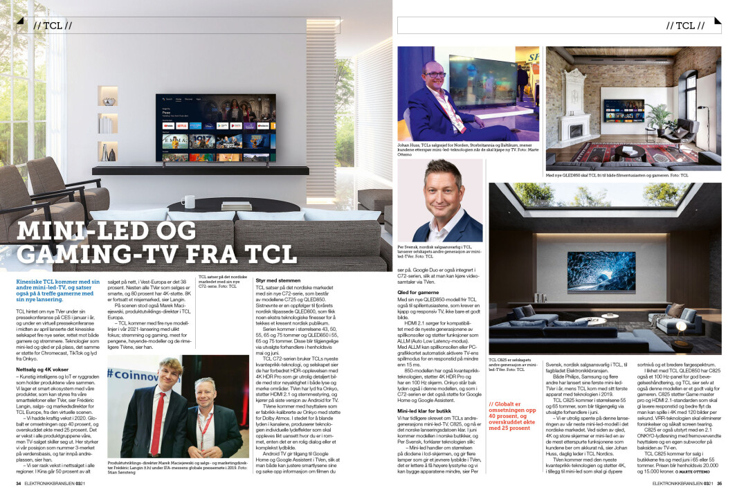 Artikkelen er tidligere publisert i papirutgaven av fagbladet Elektronikkbransjen nr. 3/2021, som ble distribuert 21. juni. <a target="_blank" href="https://www.mypaper.se/html5/customer/248/13229/?page=34" aria-label="">Her kan du lese artikkelen</a> og bla gjennom digitalutgaven av bladet. Du kan lese alle utgaver av bladet digitalt, fra og med nr. 1/1937, på <a target="_blank" href="https://www.elektronikkbransjen.no/historiskarkiv" aria-label="">elektronikkbransjen.no/historiskarkiv</a>. Artikkelen er tidligere publisert i papirutgaven av fagbladet Elektronikkbransjen nr. 3/2021, som ble distribuert 21. juni. <a target="_blank" href="https://www.mypaper.se/html5/customer/248/13229/?page=34" aria-label="">Her kan du lese artikkelen</a> og bla gjennom digitalutgaven av bladet. Du kan lese alle utgaver av bladet digitalt, fra og med nr. 1/1937, på <a target="_blank" href="https://www.elektronikkbransjen.no/historiskarkiv" aria-label="">elektronikkbransjen.no/historiskarkiv</a>.