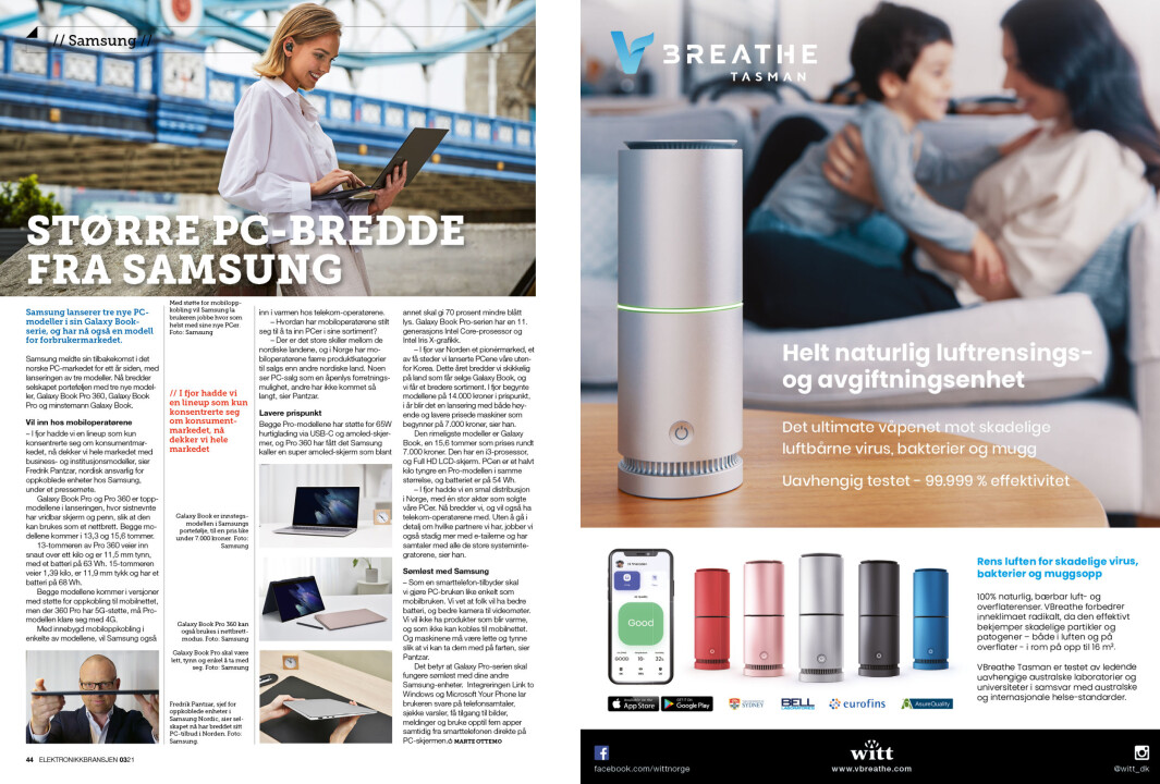 Artikkelen er tidligere publisert i papirutgaven av fagbladet Elektronikkbransjen nr. 3/2021, som ble distribuert 21. juni. <a target="_blank" href="https://www.mypaper.se/html5/customer/248/13229/?page=44" aria-label="">Her kan du lese artikkelen</a> og bla gjennom digitalutgaven av bladet. Du kan lese alle utgaver av bladet digitalt, fra og med nr. 1/1937, på <a target="_blank" href="https://www.elektronikkbransjen.no/historiskarkiv" aria-label="">elektronikkbransjen.no/historiskarkiv</a>. Artikkelen er tidligere publisert i papirutgaven av fagbladet Elektronikkbransjen nr. 3/2021, som ble distribuert 21. juni. <a target="_blank" href="https://www.mypaper.se/html5/customer/248/13229/?page=44" aria-label="">Her kan du lese artikkelen</a> og bla gjennom digitalutgaven av bladet. Du kan lese alle utgaver av bladet digitalt, fra og med nr. 1/1937, på <a target="_blank" href="https://www.elektronikkbransjen.no/historiskarkiv" aria-label="">elektronikkbransjen.no/historiskarkiv</a>.