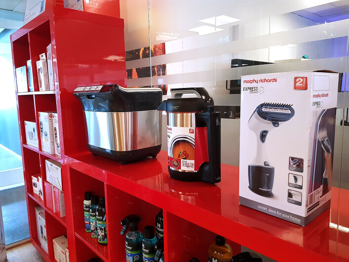 Britiske Morphy Richards er produsent av Tura Scandinavias satsning på småelektronikk. Foto: Jan Røsholm Britiske Morphy Richards er produsent av Tura Scandinavias satsning på småelektronikk. Foto: Jan Røsholm