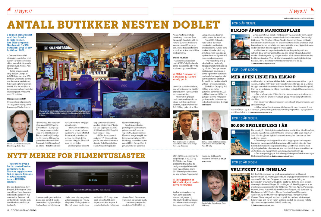Artikkelen er tidligere publisert i papirutgaven av fagbladet Elektronikkbransjen nr. 4/2021, som ble distribuert 30. august. <a target="_blank" href="https://www.mypaper.se/html5/customer/248/13267/?page=10" aria-label="">Her kan du lese artikkelen</a> og bla gjennom digitalutgaven av bladet. Du kan lese alle utgaver av bladet digitalt, fra og med nr. 1/1937, på <a target="_blank" href="https://www.elektronikkbransjen.no/historiskarkiv" aria-label="">elektronikkbransjen.no/historiskarkiv</a>. Artikkelen er tidligere publisert i papirutgaven av fagbladet Elektronikkbransjen nr. 4/2021, som ble distribuert 30. august. <a target="_blank" href="https://www.mypaper.se/html5/customer/248/13267/?page=10" aria-label="">Her kan du lese artikkelen</a> og bla gjennom digitalutgaven av bladet. Du kan lese alle utgaver av bladet digitalt, fra og med nr. 1/1937, på <a target="_blank" href="https://www.elektronikkbransjen.no/historiskarkiv" aria-label="">elektronikkbransjen.no/historiskarkiv</a>.