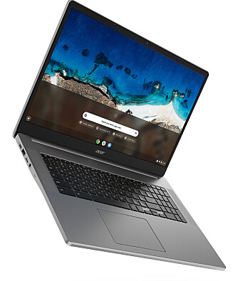 Acer Chromebook 317 skal være verdens første chromebook med 17,3 tommer stor skjerm. Foto: Acer