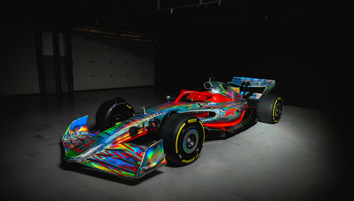 Slik vil 22-sesongens Formel1-biler se ut. Foto: AWS