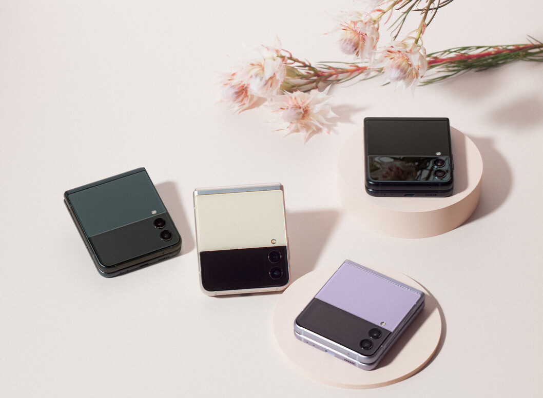 Flip Z 3 kommer i fire farger i norske butikker, men på Samsungs hjemmeside kan man finne og bestille flere fargekombinasjoner. Foto: Samsung Flip Z 3 kommer i fire farger i norske butikker, men på Samsungs hjemmeside kan man finne og bestille flere fargekombinasjoner. Foto: Samsung