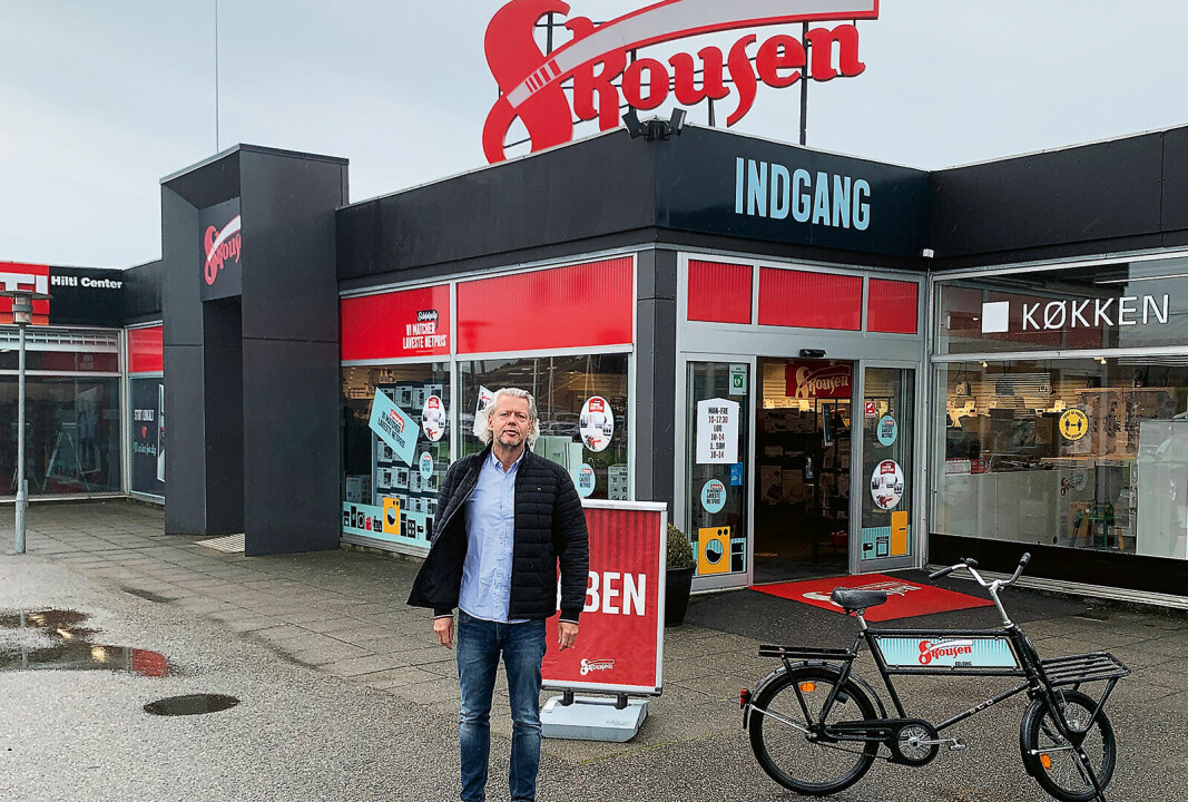 Sjef for retail-ekspansjon i Skousen, Henrik Paulin, vil ha 50 nye butikker her til lands på sikt. Foto: Skousen