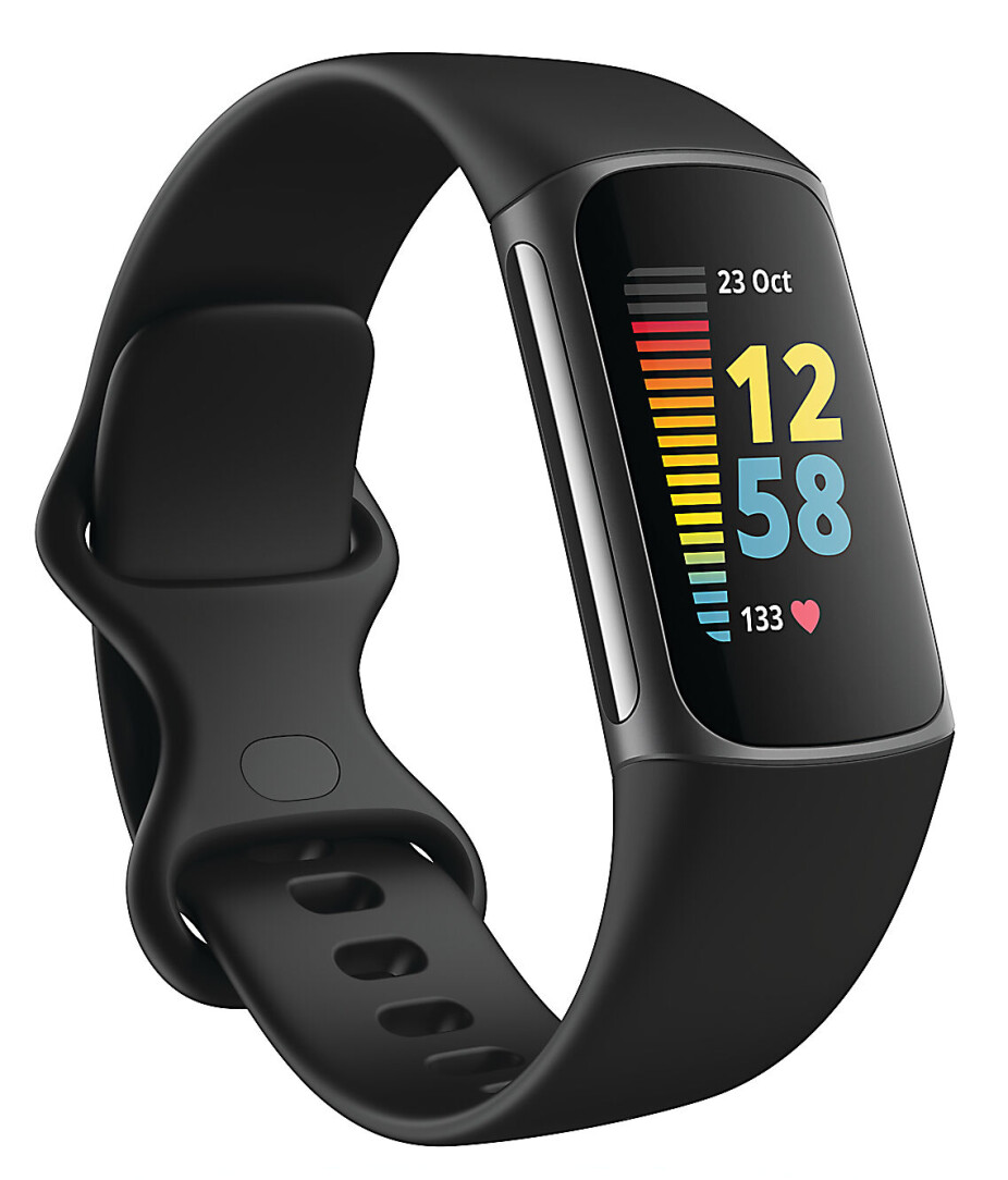 Fitbit Charge 5 kommer i tre ulike fargekombinasjoner, men det finnes mange ulike typer armbånd som tilbehør. Foto: Fitbit