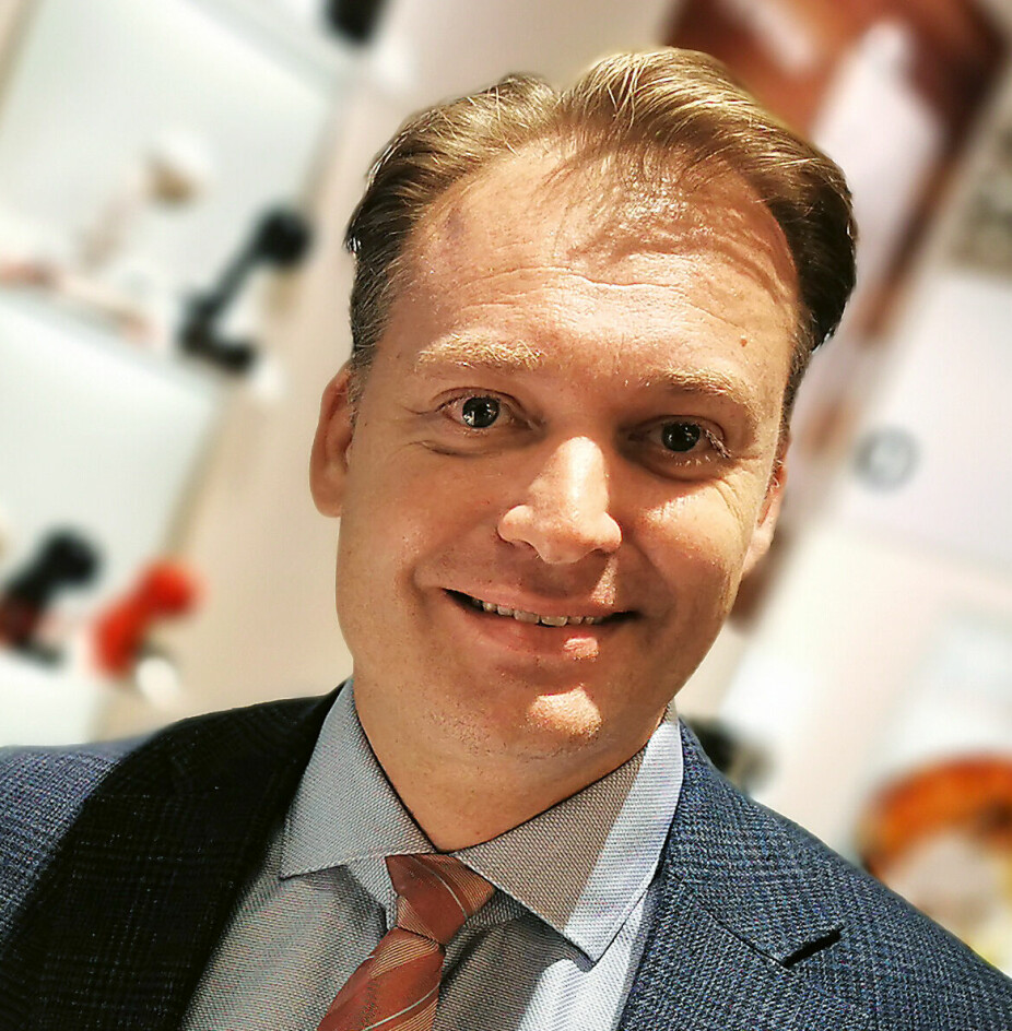 Nordisk salgsdirektør Joachim Laugesen. Foto: Stian Sønsteng