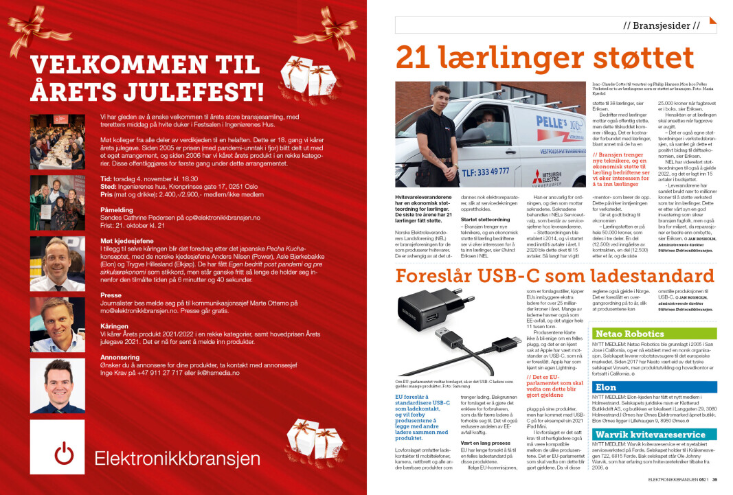 Artikkelen er tidligere publisert i papirutgaven av fagbladet Elektronikkbransjen nr. 5/2021, som ble distribuert 11. oktober. <a target="_blank" href="https://www.mypaper.se/html5/customer/248/13305/?page=38" aria-label="">Her kan du lese artikkelen</a> og bla gjennom digitalutgaven av bladet. Du kan lese alle utgaver av bladet digitalt, fra og med nr. 1/1937, på <a target="_blank" href="https://www.elektronikkbransjen.no/historiskarkiv" aria-label="">elektronikkbransjen.no/historiskarkiv</a>. Artikkelen er tidligere publisert i papirutgaven av fagbladet Elektronikkbransjen nr. 5/2021, som ble distribuert 11. oktober. <a target="_blank" href="https://www.mypaper.se/html5/customer/248/13305/?page=38" aria-label="">Her kan du lese artikkelen</a> og bla gjennom digitalutgaven av bladet. Du kan lese alle utgaver av bladet digitalt, fra og med nr. 1/1937, på <a target="_blank" href="https://www.elektronikkbransjen.no/historiskarkiv" aria-label="">elektronikkbransjen.no/historiskarkiv</a>.