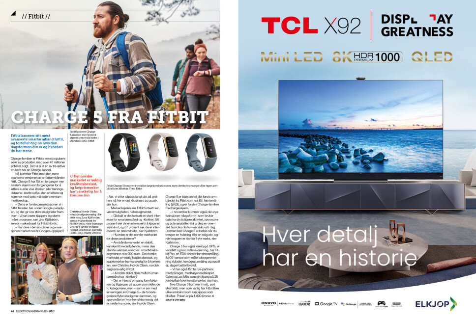 Artikkelen er tidligere publisert i papirutgaven av fagbladet Elektronikkbransjen nr. 5/2021, som ble distribuert 11. oktober. Her kan du lese artikkelen og bla gjennom digitalutgaven av bladet. Du kan lese alle utgaver av bladet digitalt, fra og med nr. 1/1937, på elektronikkbransjen.no/historiskarkiv.