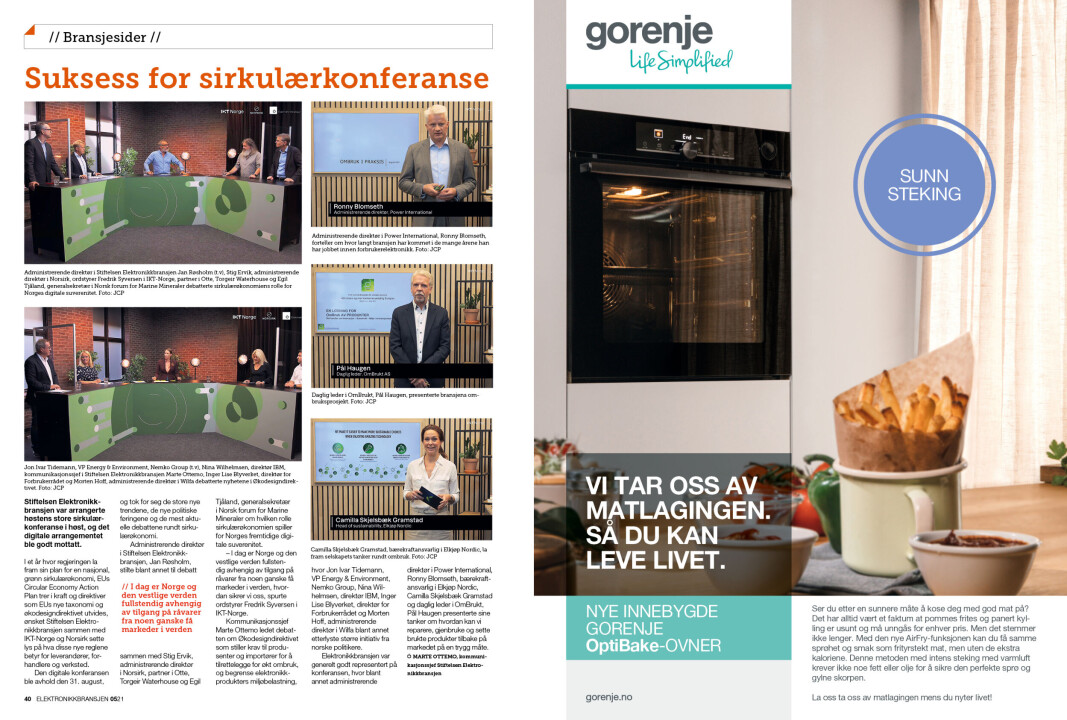 Artikkelen er tidligere publisert i papirutgaven av fagbladet Elektronikkbransjen nr. 5/2021, som ble distribuert 11. oktober. <a target="_blank" href="https://www.mypaper.se/html5/customer/248/13305/?page=40" aria-label="">Her kan du lese artikkelen</a> og bla gjennom digitalutgaven av bladet. Du kan lese alle utgaver av bladet digitalt, fra og med nr. 1/1937, på <a target="_blank" href="https://www.elektronikkbransjen.no/historiskarkiv" aria-label="">elektronikkbransjen.no/historiskarkiv</a>. Artikkelen er tidligere publisert i papirutgaven av fagbladet Elektronikkbransjen nr. 5/2021, som ble distribuert 11. oktober. <a target="_blank" href="https://www.mypaper.se/html5/customer/248/13305/?page=40" aria-label="">Her kan du lese artikkelen</a> og bla gjennom digitalutgaven av bladet. Du kan lese alle utgaver av bladet digitalt, fra og med nr. 1/1937, på <a target="_blank" href="https://www.elektronikkbransjen.no/historiskarkiv" aria-label="">elektronikkbransjen.no/historiskarkiv</a>.