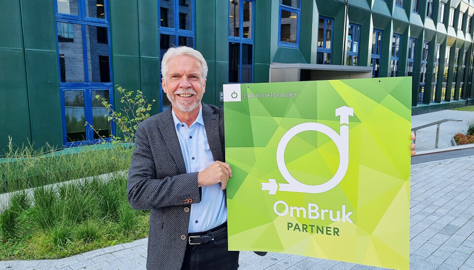Pål Haugen i OmBrukt AS tilbyr nå utvidet garantiforsikring for alle produkter. Foto: Jan Røsholm