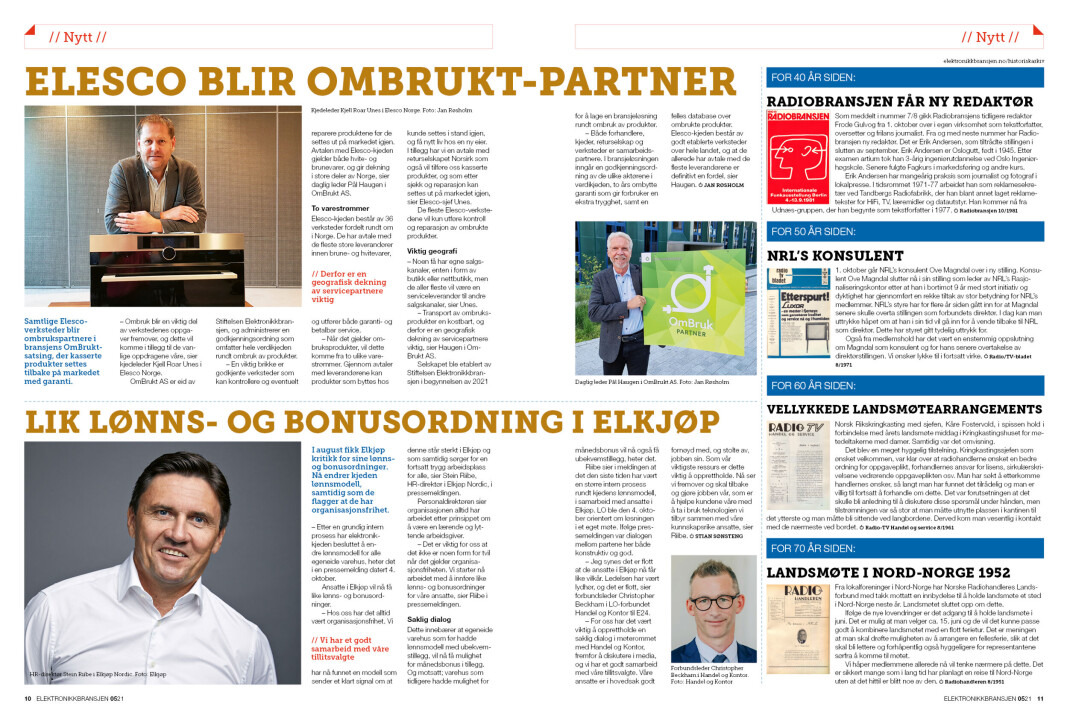 Artikkelen er tidligere publisert i papirutgaven av fagbladet Elektronikkbransjen nr. 5/2021, som ble distribuert 11. oktober. <a target="_blank" href="https://www.mypaper.se/html5/customer/248/13305/?page=10" aria-label="">Her kan du lese artikkelen</a> og bla gjennom digitalutgaven av bladet. Du kan lese alle utgaver av bladet digitalt, fra og med nr. 1/1937, på <a target="_blank" href="https://www.elektronikkbransjen.no/historiskarkiv" aria-label="">elektronikkbransjen.no/historiskarkiv</a>. Artikkelen er tidligere publisert i papirutgaven av fagbladet Elektronikkbransjen nr. 5/2021, som ble distribuert 11. oktober. <a target="_blank" href="https://www.mypaper.se/html5/customer/248/13305/?page=10" aria-label="">Her kan du lese artikkelen</a> og bla gjennom digitalutgaven av bladet. Du kan lese alle utgaver av bladet digitalt, fra og med nr. 1/1937, på <a target="_blank" href="https://www.elektronikkbransjen.no/historiskarkiv" aria-label="">elektronikkbransjen.no/historiskarkiv</a>.