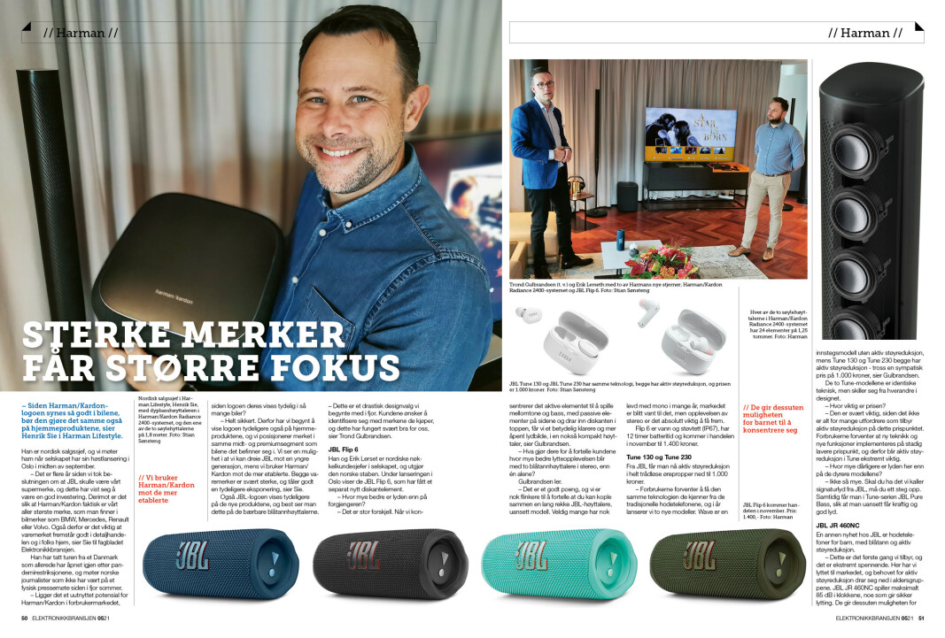 Artikkelen er tidligere publisert i papirutgaven av fagbladet Elektronikkbransjen nr. 5/2021, som ble distribuert 11. oktober. <a target="_blank" href="https://www.mypaper.se/html5/customer/248/13305/?page=50" aria-label="">Her kan du lese artikkelen</a> og bla gjennom digitalutgaven av bladet. Du kan lese alle utgaver av bladet digitalt, fra og med nr. 1/1937, på <a target="_blank" href="https://www.elektronikkbransjen.no/historiskarkiv" aria-label="">elektronikkbransjen.no/historiskarkiv</a>. Artikkelen er tidligere publisert i papirutgaven av fagbladet Elektronikkbransjen nr. 5/2021, som ble distribuert 11. oktober. <a target="_blank" href="https://www.mypaper.se/html5/customer/248/13305/?page=50" aria-label="">Her kan du lese artikkelen</a> og bla gjennom digitalutgaven av bladet. Du kan lese alle utgaver av bladet digitalt, fra og med nr. 1/1937, på <a target="_blank" href="https://www.elektronikkbransjen.no/historiskarkiv" aria-label="">elektronikkbransjen.no/historiskarkiv</a>.